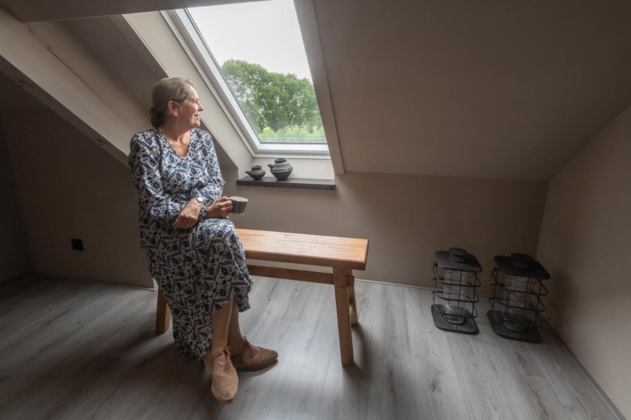 Landelijke Boerderijkamer, Dichtbij Kinderdijk Oud-Alblas Esterno foto